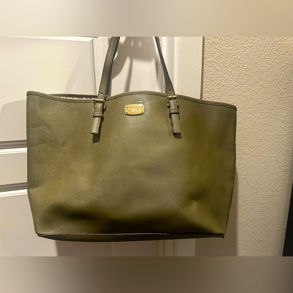 Army Green Michael Kors Tote